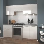 Soviet white kitchen set