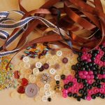 ruban de perles de bouton