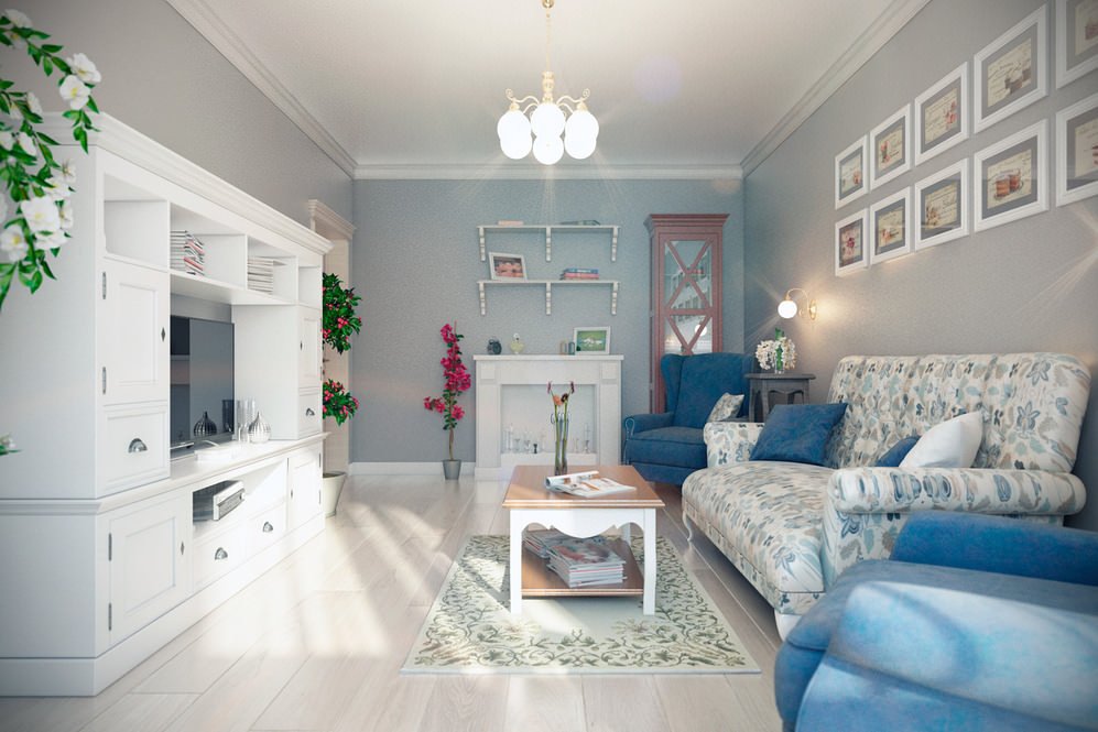 intérieur clair avec canapé