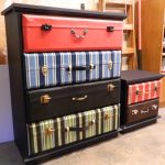 commode de découpage avec valises