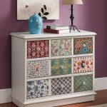 commode de serviettage différents carrés