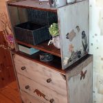 commode de découpage avec noeud papillon