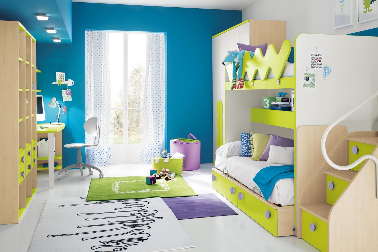 crèche pour deux enfants design