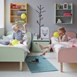 photo de décoration chambre d'enfant pour deux enfants