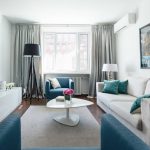 sofa in the interior views