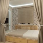 stanza stretta sotto il letto