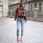 jean femme léger avec trous