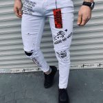 jeans pour hommes avec des trous