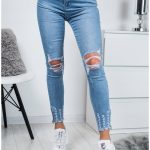 exemple de jeans à trous ronds