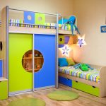 baby bed with wardrobe