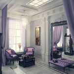 أريكة الأرجواني الداخلية