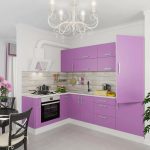 purple kitchen set lilac