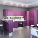 purple kitchen set smooth