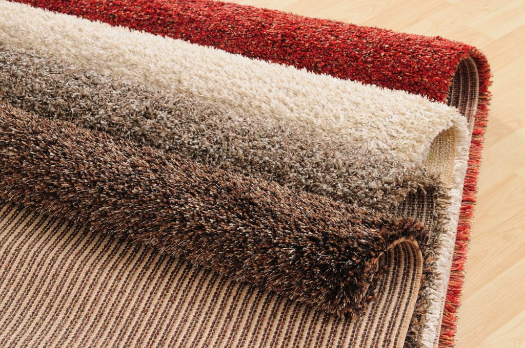 alfombra flocada para el hogar