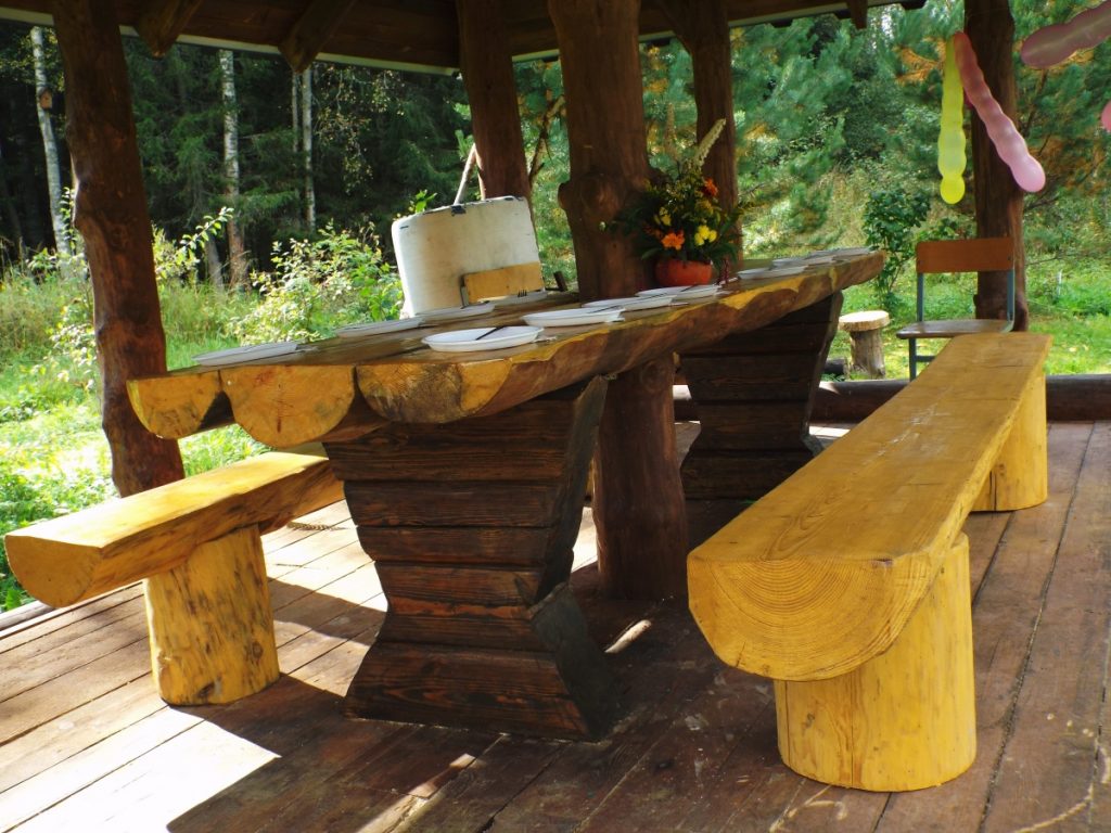 forme de table de belvédère