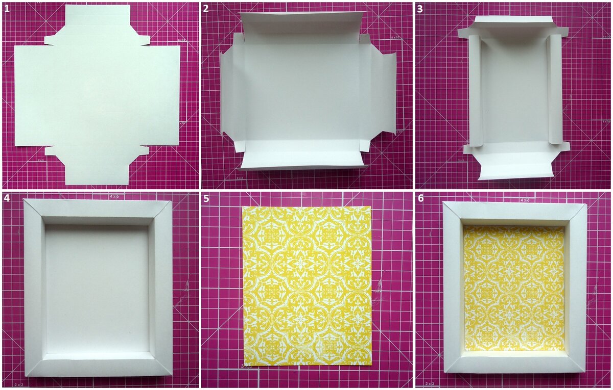Cadre photo en carton bricolage
