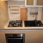 kitchen set near