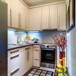 kitchen set floor in a caddy
