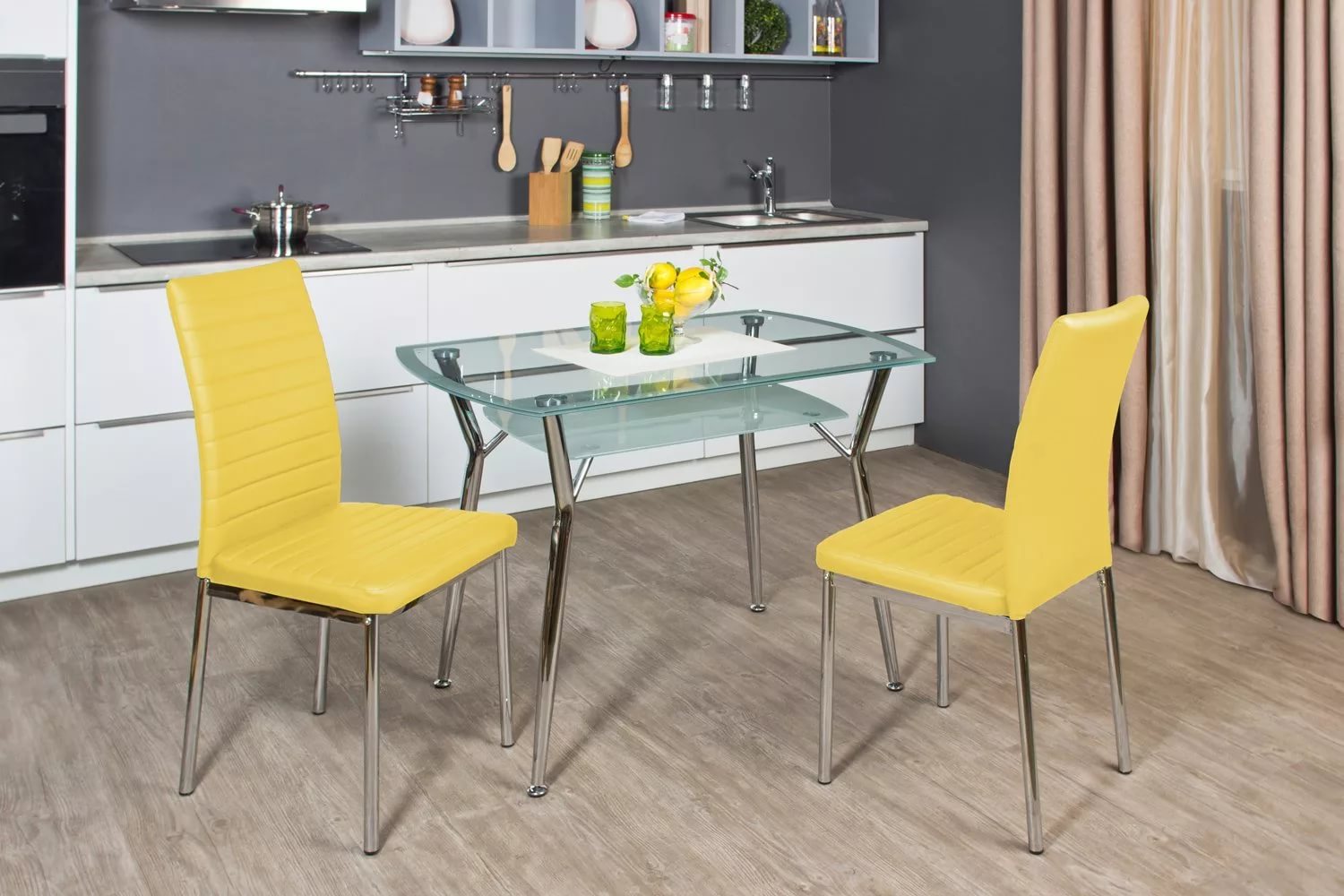 table centrale en verre