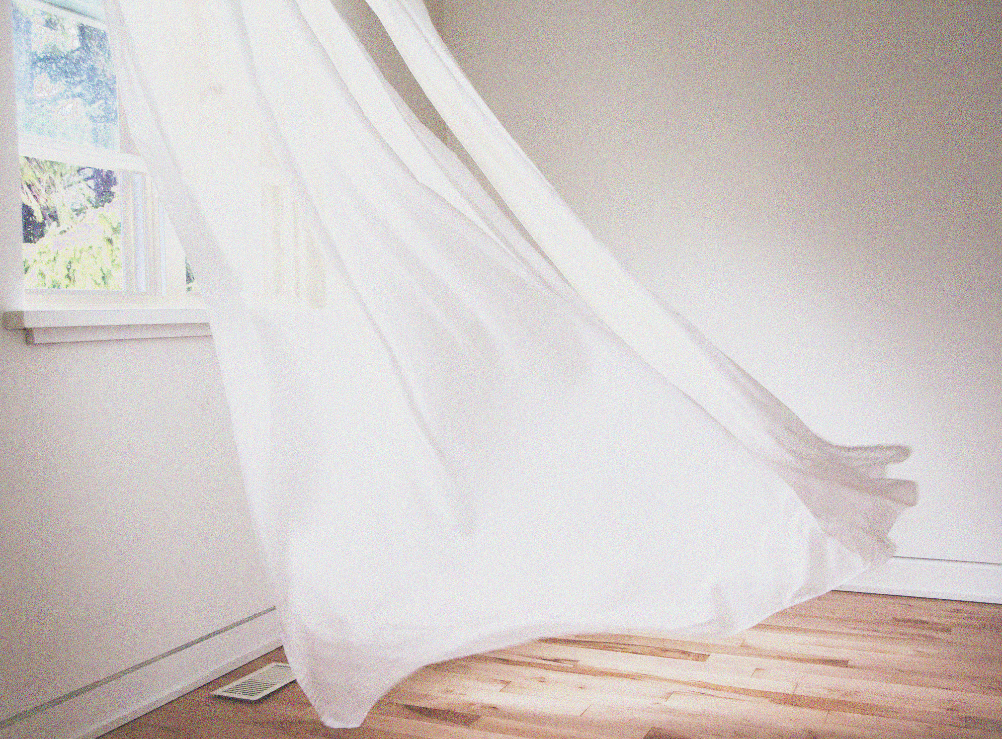 tulle blanc