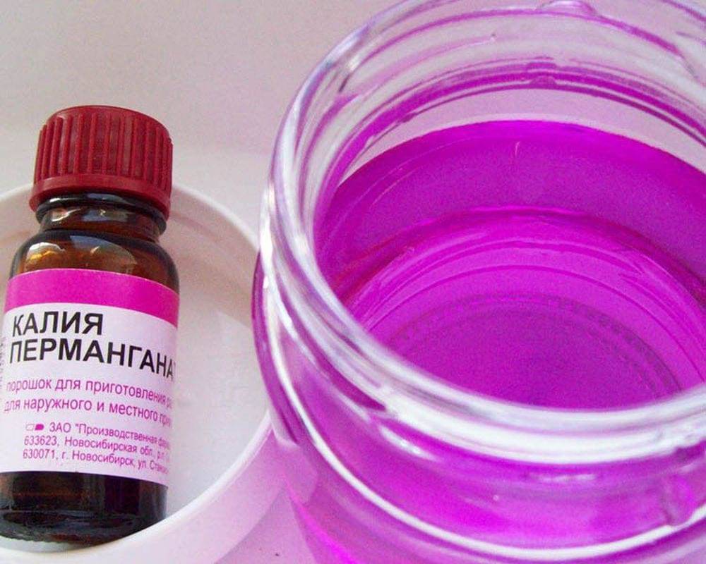 Le permanganate de potassium