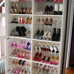 étagère à chaussures blanc