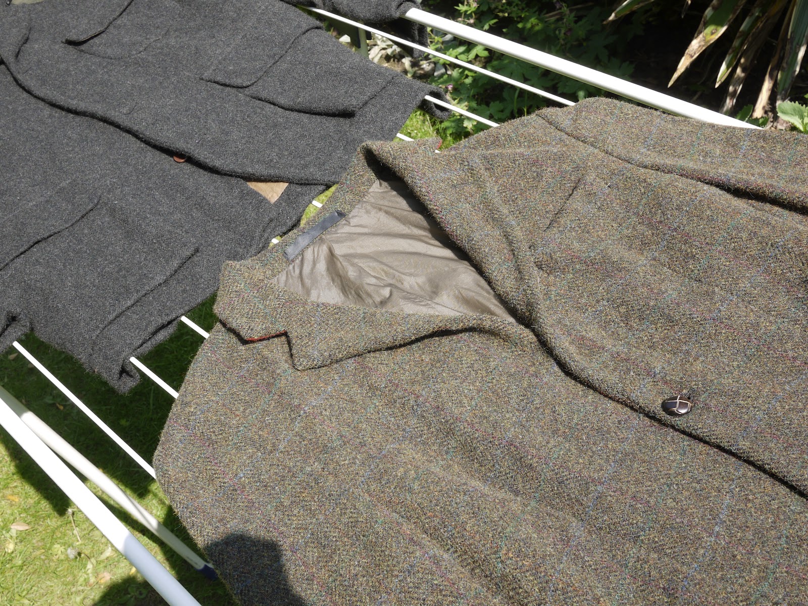 séchage de la veste