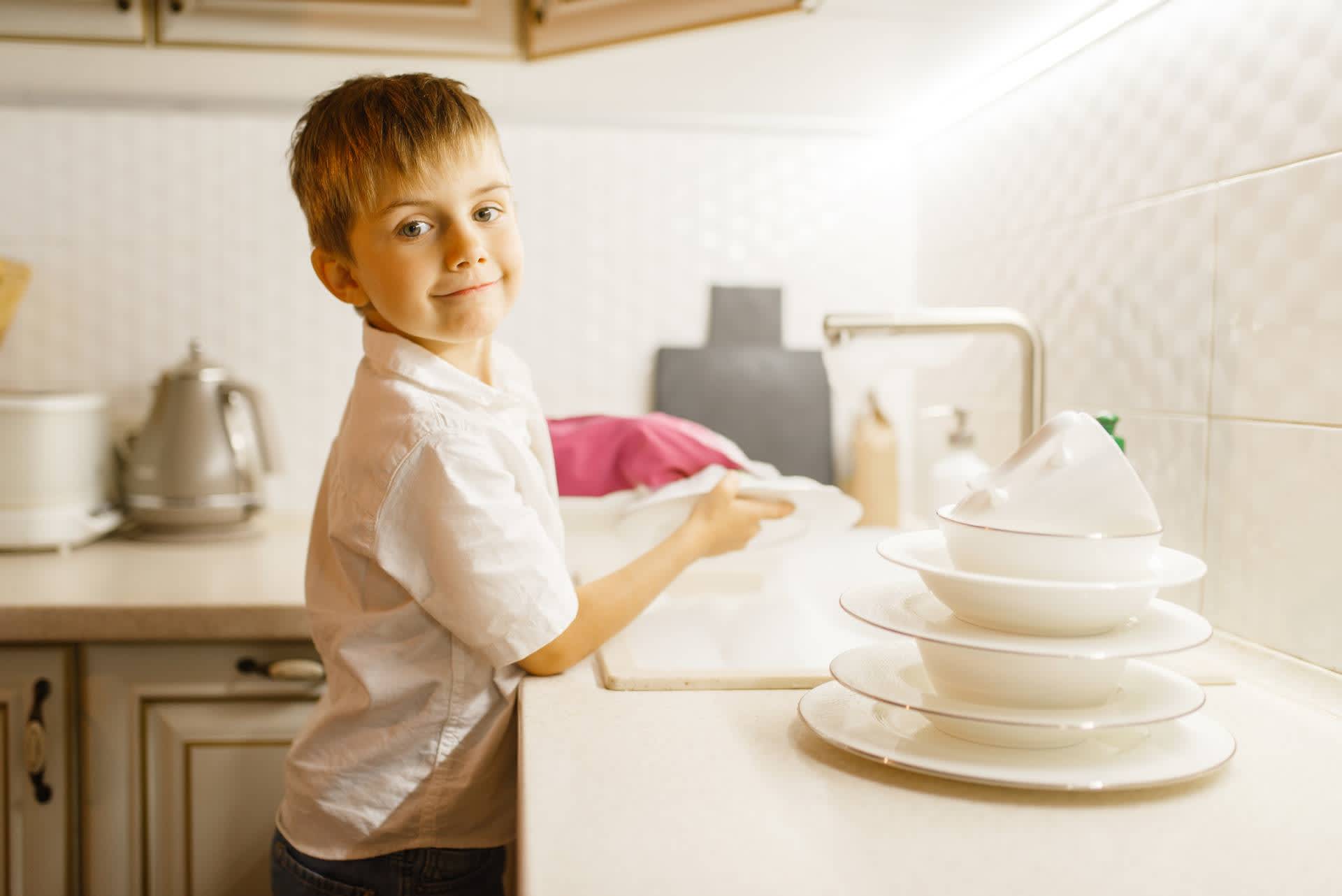 de keuken schoonmaken