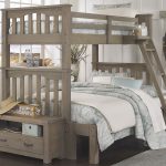 bunk bed with wardrobes
