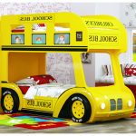bed - yellow bus