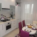 cocina de 9 metros cuadrados con una foto de decoración de sofá