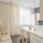cocina de 9 metros cuadrados con un sofá ideas de diseño