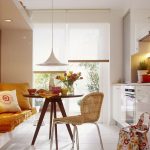 cocina de 9 metros cuadrados con un sofá opciones de fotos