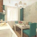 cocina de 9 metros cuadrados con un sofa tipos de fotos