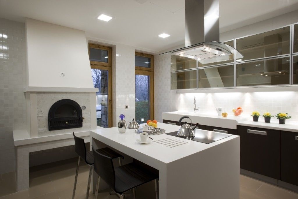 conjunto de cozinha em placa de gesso