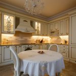 casque d'éclairage dans la photo de décor de cuisine