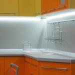 casque d'éclairage dans la photo de l'intérieur de la cuisine