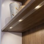 casque d'éclairage dans la décoration de la cuisine