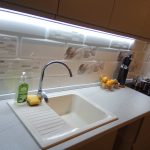 casque d'éclairage dans les idées de conception de cuisine