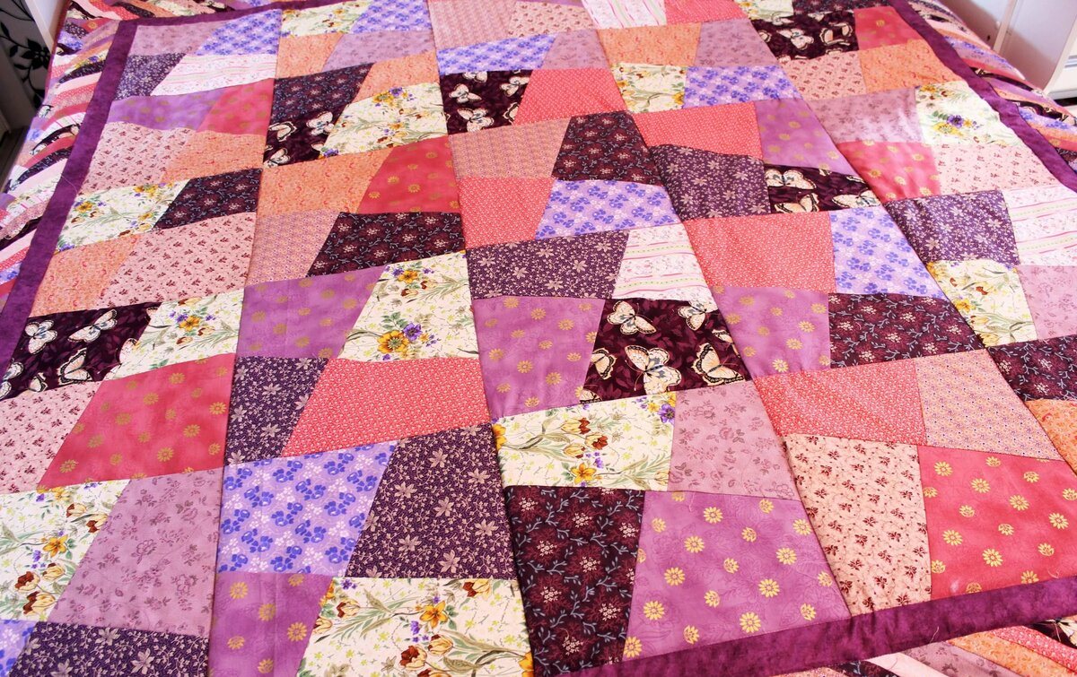 patchwork photo de courtepointe