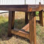 table d'extérieur de meubles en bois