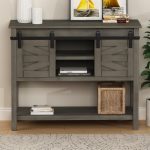 meubles en bois gris
