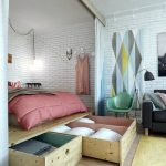 mobili in un monolocale opzioni fotografiche