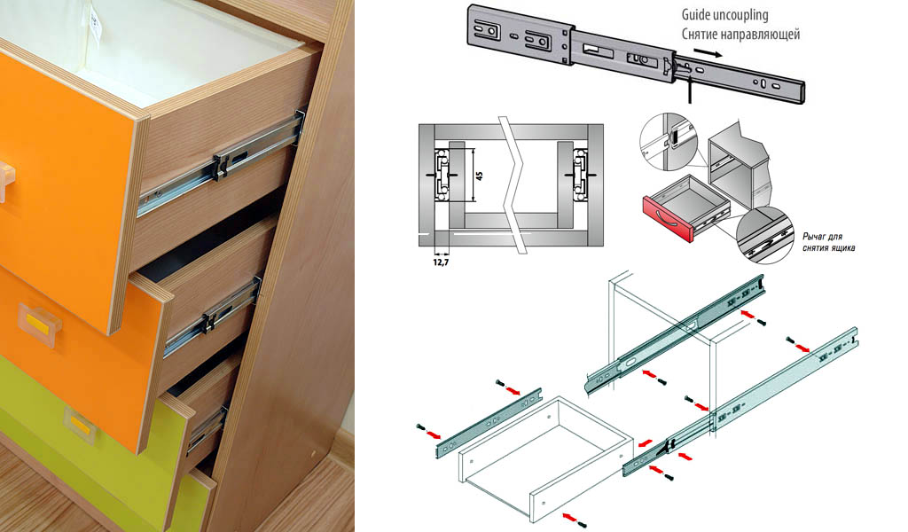 installation de guides