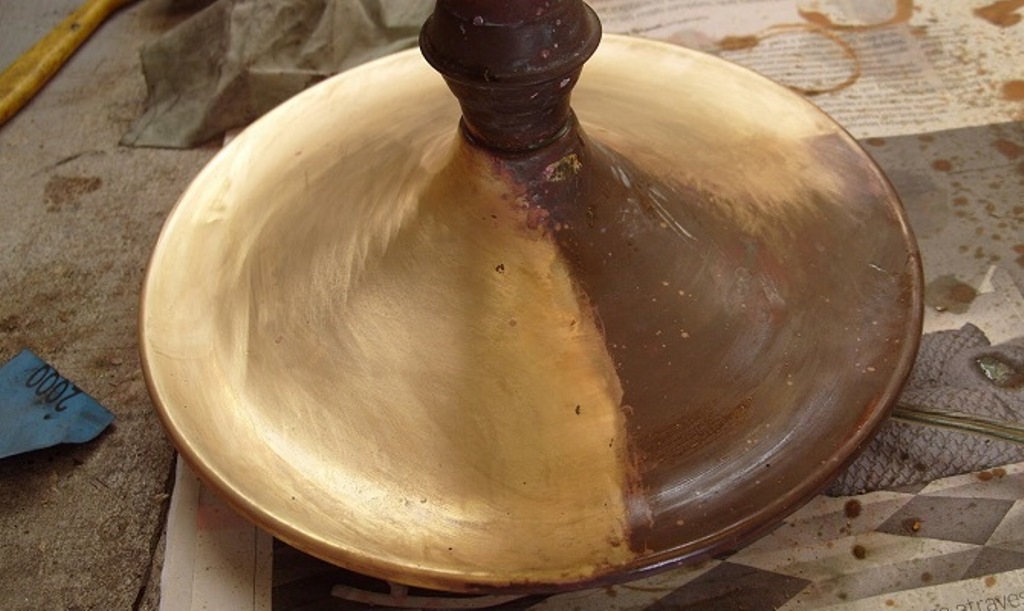 gebürstetes Messing