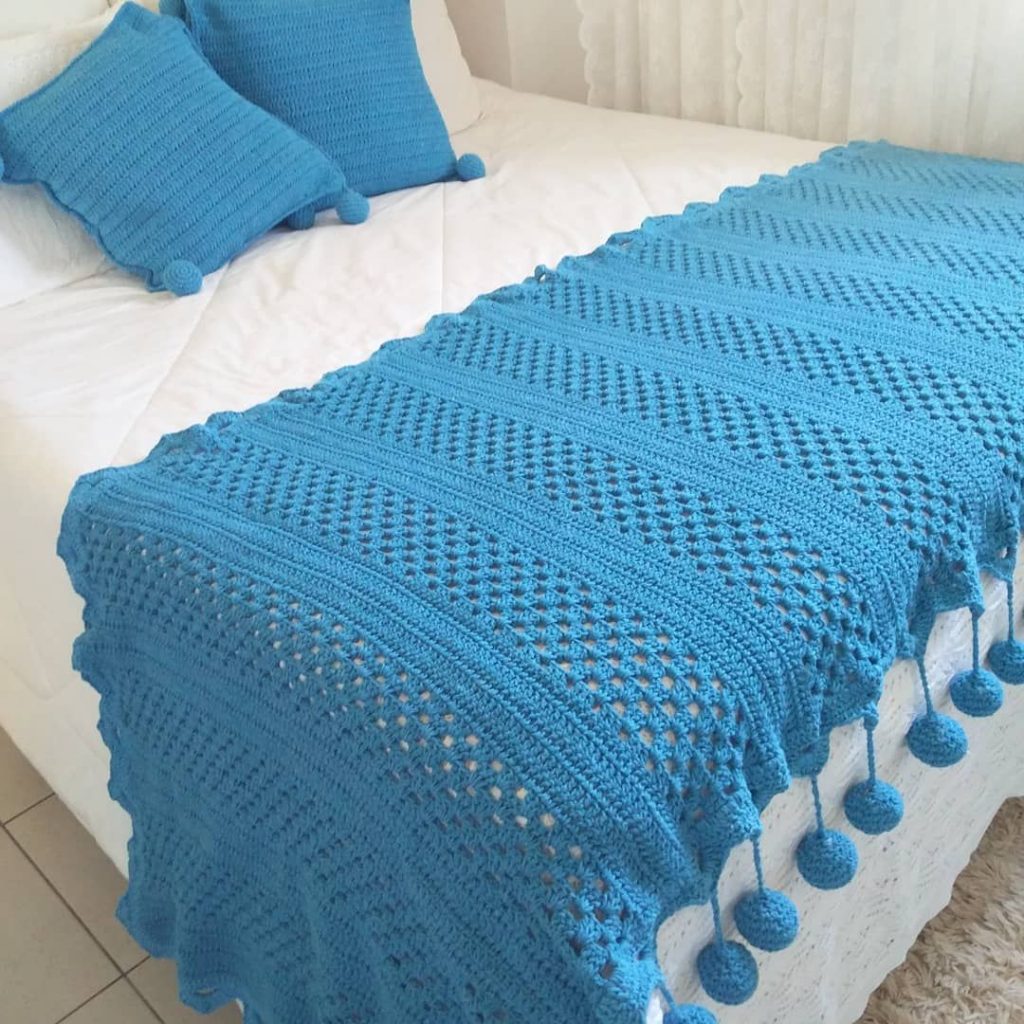 petite couverture au crochet