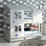 children's bunk bed-house