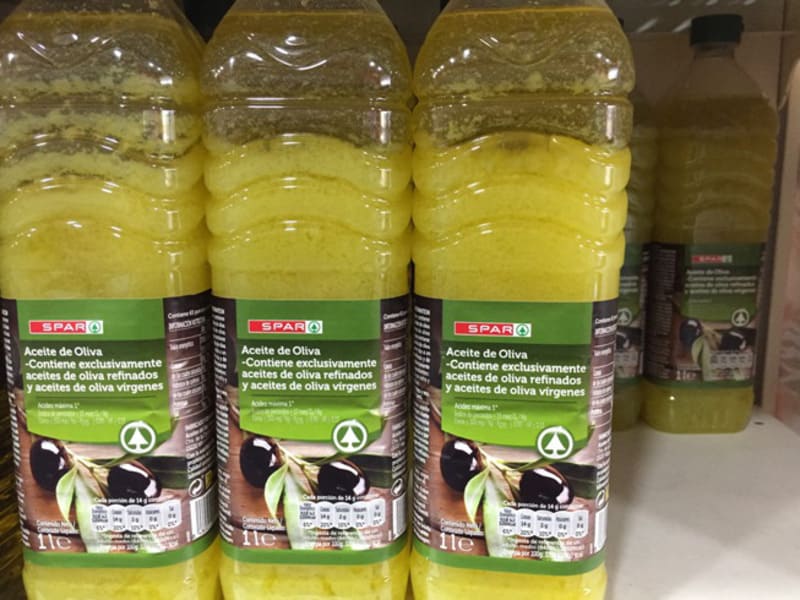 erstarrtes Olivenöl