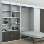 lit pliant construit dans des idées de décoration de garde-robe