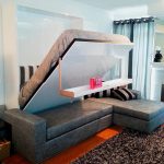 lit pliant intégré dans l'armoire